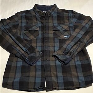 Kavu Navy Blue Button-Up Shirt